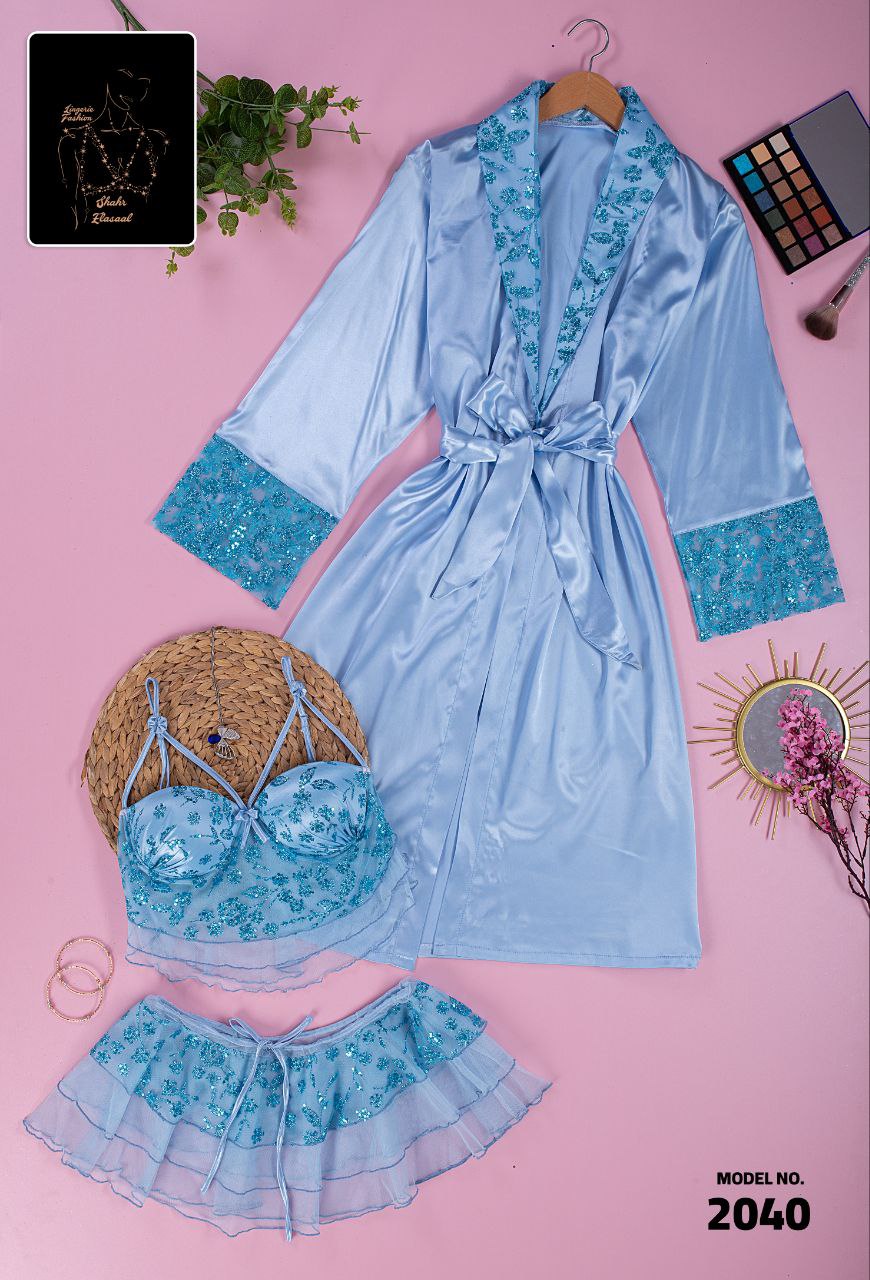 blue dress